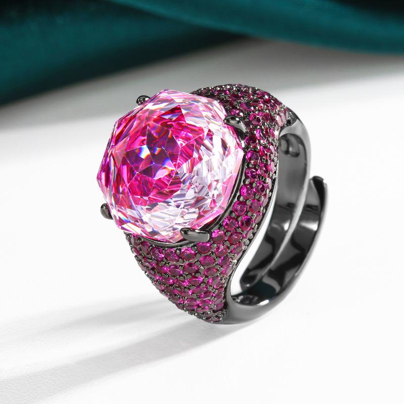 Роскошные кольца из циркония для женщин 2025 года, новые модные кольца для дам, свадебные украшения для вечеринок, аксессуары