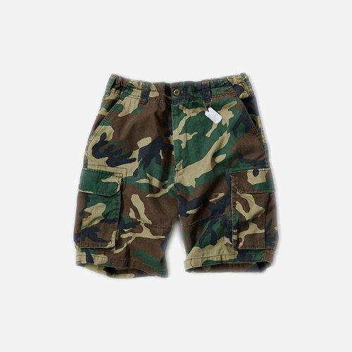 Loseuko 2140 Vintage Woodland Cargo Shorts (Woodland Camo)