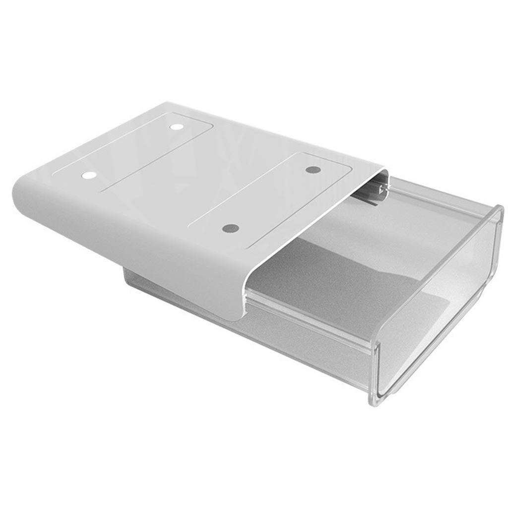 Under Desk Invisible Drawer Stationery Organizer Dormitory Desk Space-saving Storage