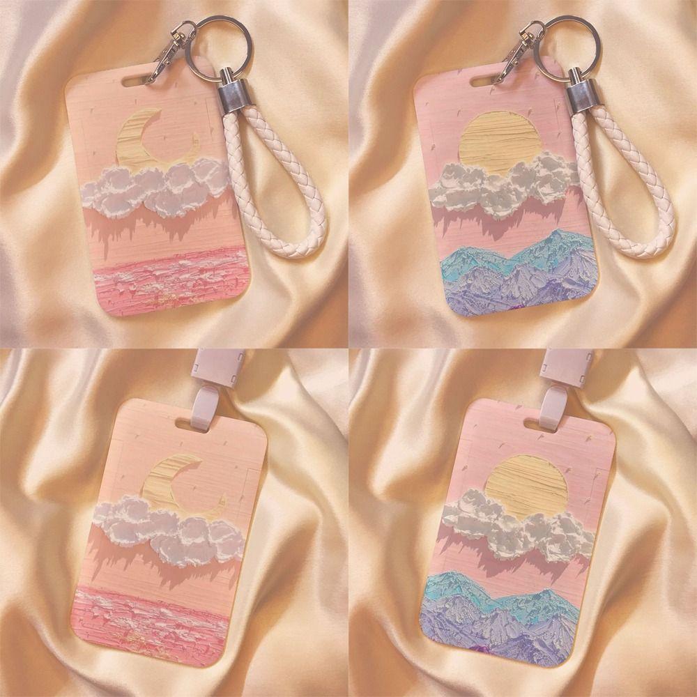 Пластиковые держатели кредитных карт, держатели банковских удостоверений, симпатичные держатели визитных карточек для детей