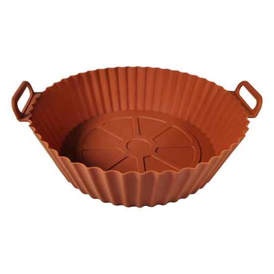 Силиконовая форма для аэрофритюрницы, многоразовая основа-коврик для аэрофритюрниц объемом от 3 до 5 фунтов, термостойкая, антипригарная, замена пергаментной бумаги