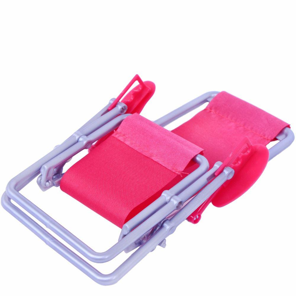 Children' Gift Garden Bench Toy Accessories Doll Beach Chair Foldable Deckchair Dollhouse Furniture