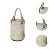 Canvas Bucket with PP Base Style Bag Foldable Multipurpose Professional Tool Storage