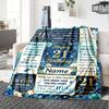 21St Birthday Celebration Blanket Customize Your Name Warmthful Decor Perfect For Sofa Couch Office Bed Picnics For All Occasions Stylish Decor