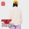 MINISO Мужская футболка с длинным рукавом из тяжелого чистого хлопка