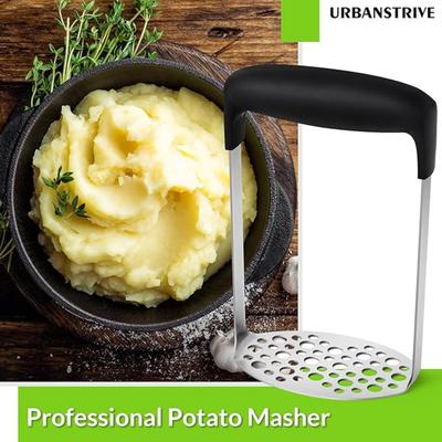 Картофельная толкушка из нержавеющей стали Картофельная толкушка Овощедавалка Фруктовая толкушка Без ручки Инструмент для прессования продуктов