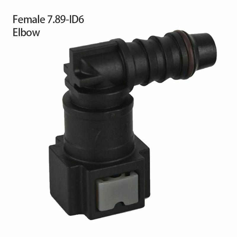 Auto Fuel Line Hose Coupler ID6 7.89 9.89 ID10 11.80 Nylon Rubber Oil Coupler Car Fuel Quick Release Connector Line Hose Parts