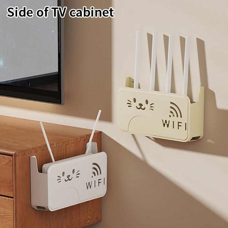 Беспроводной Wi-Fi роутер, коробка для хранения, розетка для гостиной, Wi-Fi декор, настенная полка для ТВ-приставки, органайзер для кабелей и питания