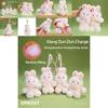 Cute Rabbit Plush Toy Keyring With Soft Fabric Material For Daily Use And Decorations