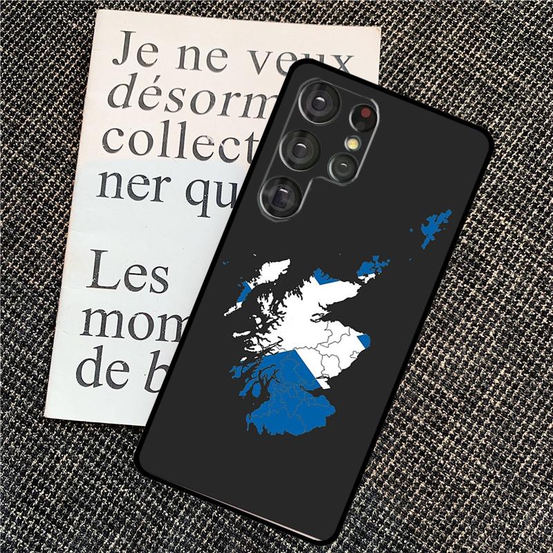 Шотландия Шотландский флаг Чехол для Samsung Galaxy S24 S23 S22 Ultra S8 S9 S10 Plus Note 10 20 Ultra S20 S21 FE Обложка