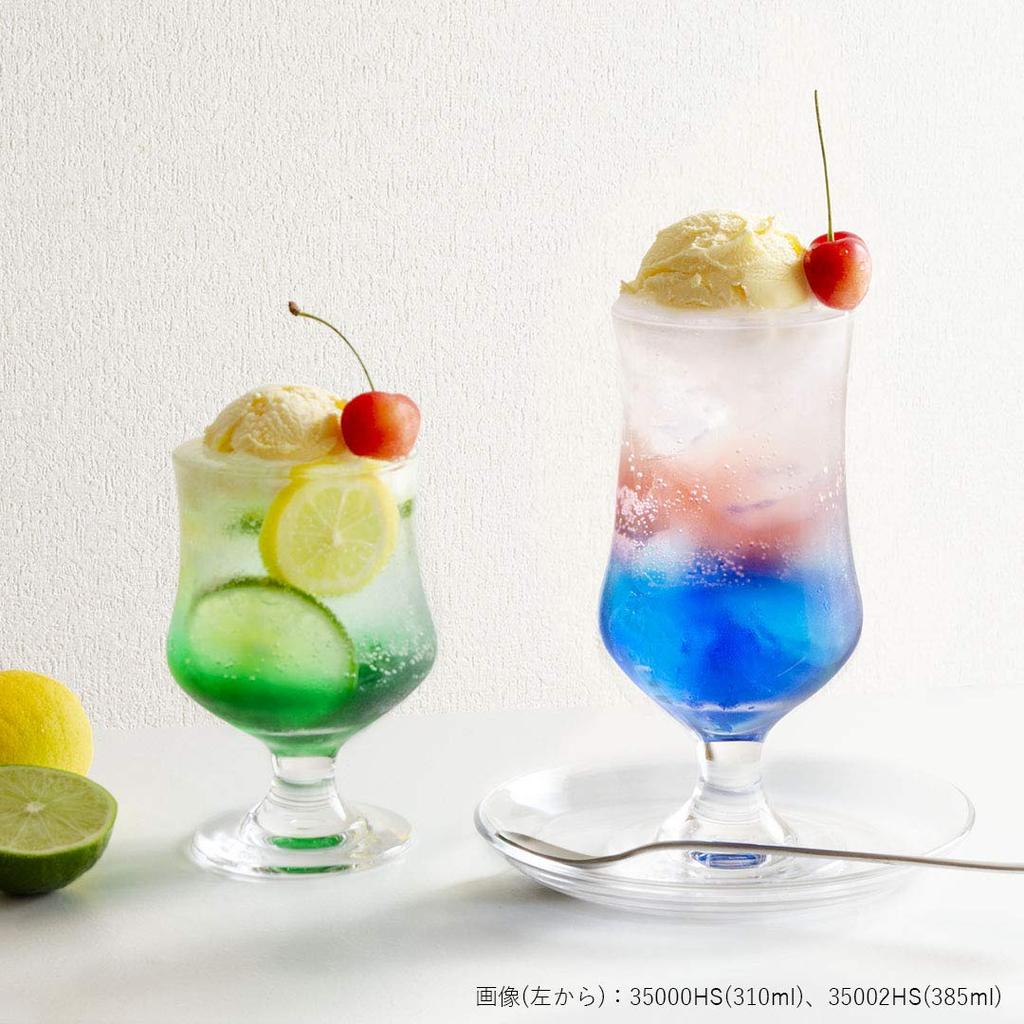 Toyo Sasaki Glass Dessert Glass Home Cafe Aroma Cream Soda 385ml Set of 48 Made In Japan Dishwasher Safe Glass Cup Coffee Glass Parfait Glass with