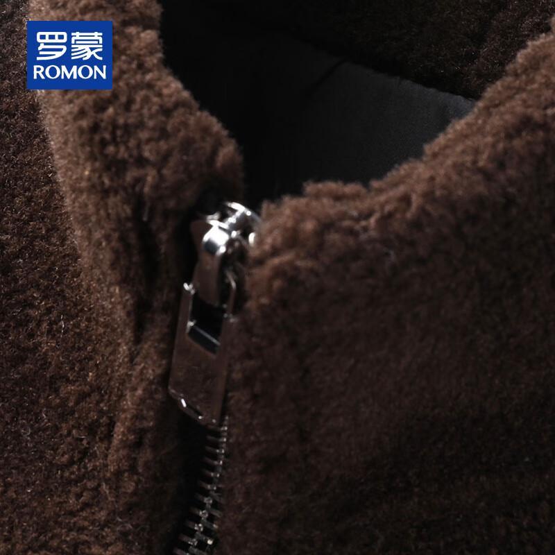 ROMON Мужская зимняя куртка из 100% шерсти со стойкой