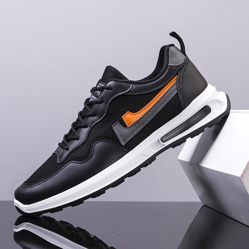 Мужская обувь Four Seasons Мужская обувь для отдыха с толстой подошвой Модная спортивная обувь Кроссовки с дышащей мягкой подошвой Мужские туфли с низким верхом
