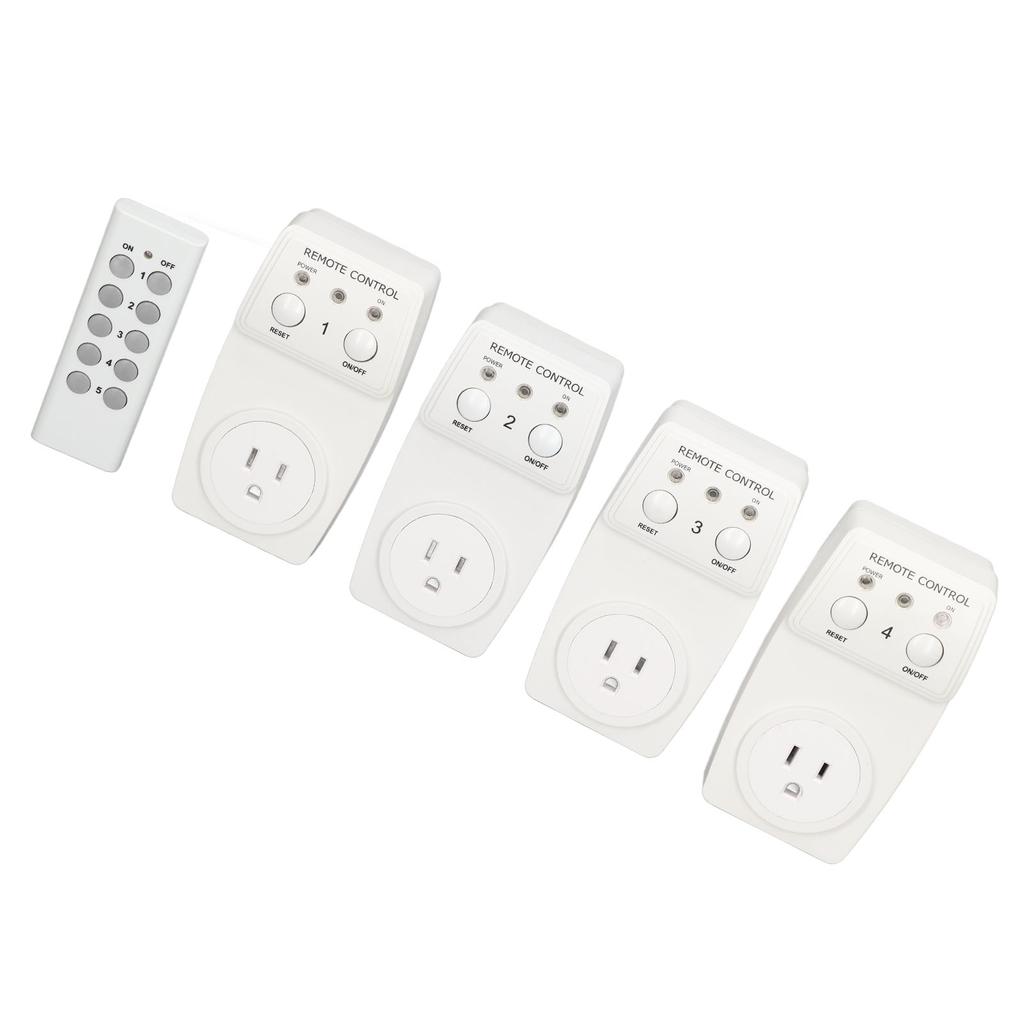 Умная розетка с выключателем и пультом дистанционного управления, беспроводной комплект розеток для домашнего использования