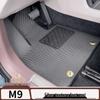 Экологичные коврики Geely Galaxy M9 из ТПР и углеродного волокна для пола и багажника