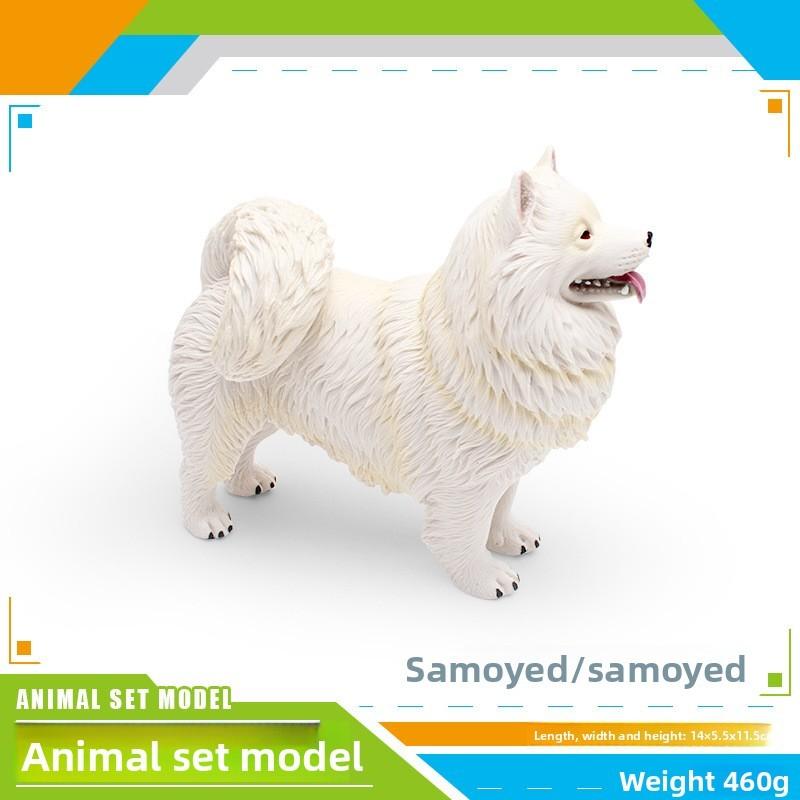 Модель Собаки ПВХ С Доберманом Шиба-ину Пуделем Самоедом Для Демонстрации Подарка И