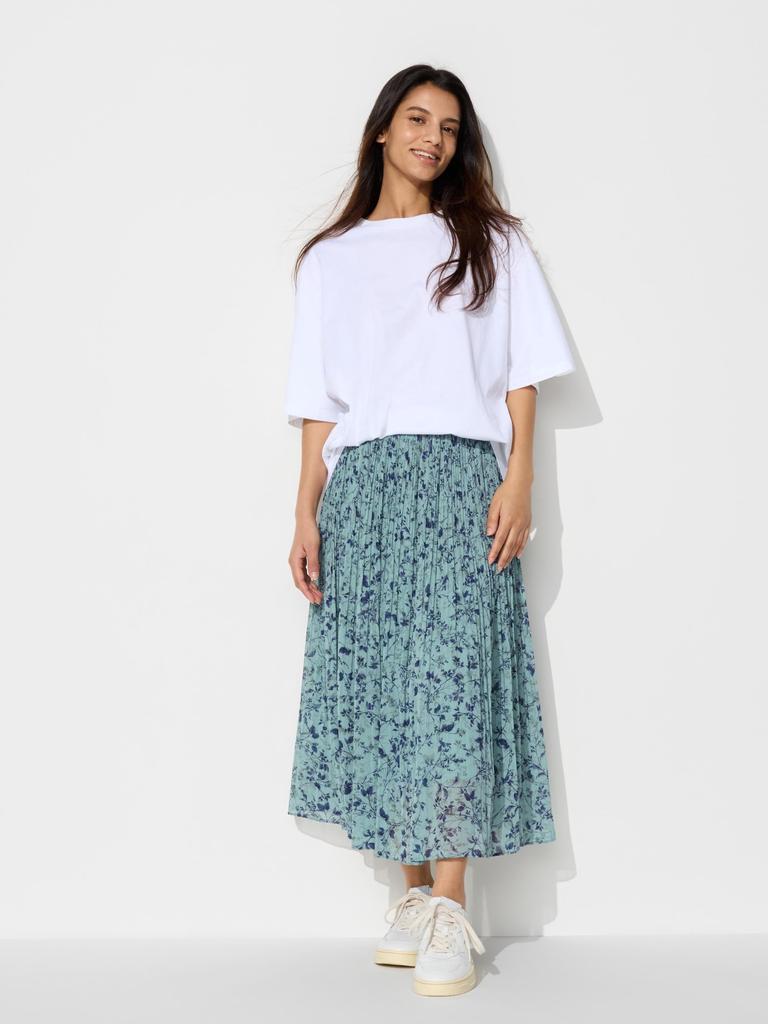 Uniqlo Юбка из японского шифона, короткая длина