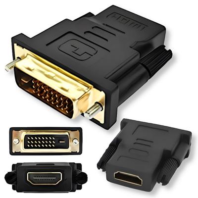 Przejściówka Dwukierunkowa Z Hdmi Źeński Na Dvi-d Męski Adapter Konwerter