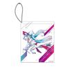 Racing Miku 2024 Ключевой визуальный 2 версия. Акриловый брелок в стиле Polaroid