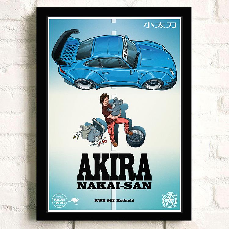 Japanese Anime AKIRA Poster and Print Room Decor Cartoon Character Picture Wall Art Canvas Painting Living Room Decor