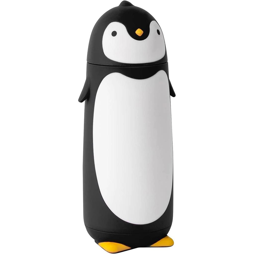Вакуумный термос из нержавеющей стали Penguin, кружка для путешествий, бутылка для чая, воды, кофе, фляжка для детей, студентов, 9,5 унций, черная дорожная кружка