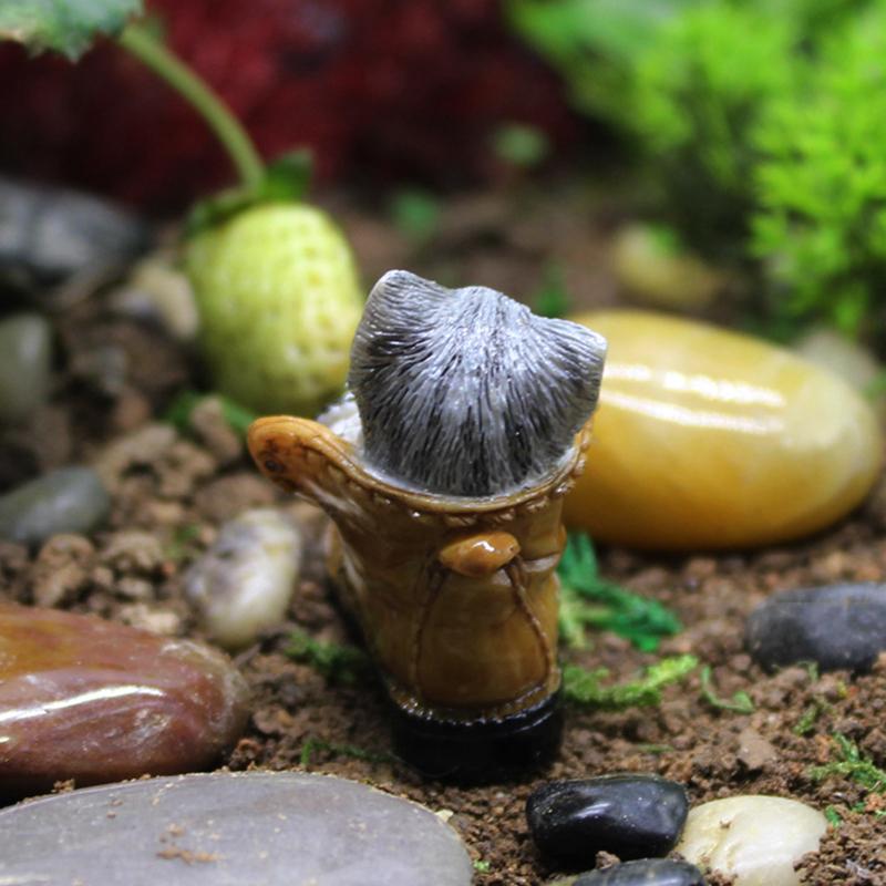 Hairless Cat Animal Model Children Kids Gift Miniature Buddha Cat Figurine Doll Toys Home Decor Cat Meditate Figurines