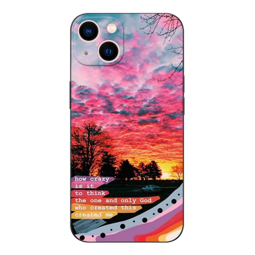 Black Tpu Case For Vivo Y30 Y30G Y31 Y53S Y33 Y33S Y33T Y67 Y51 Y51S Y51A 2021 2022 2020 4G 5G Christian Jesus Wisdom