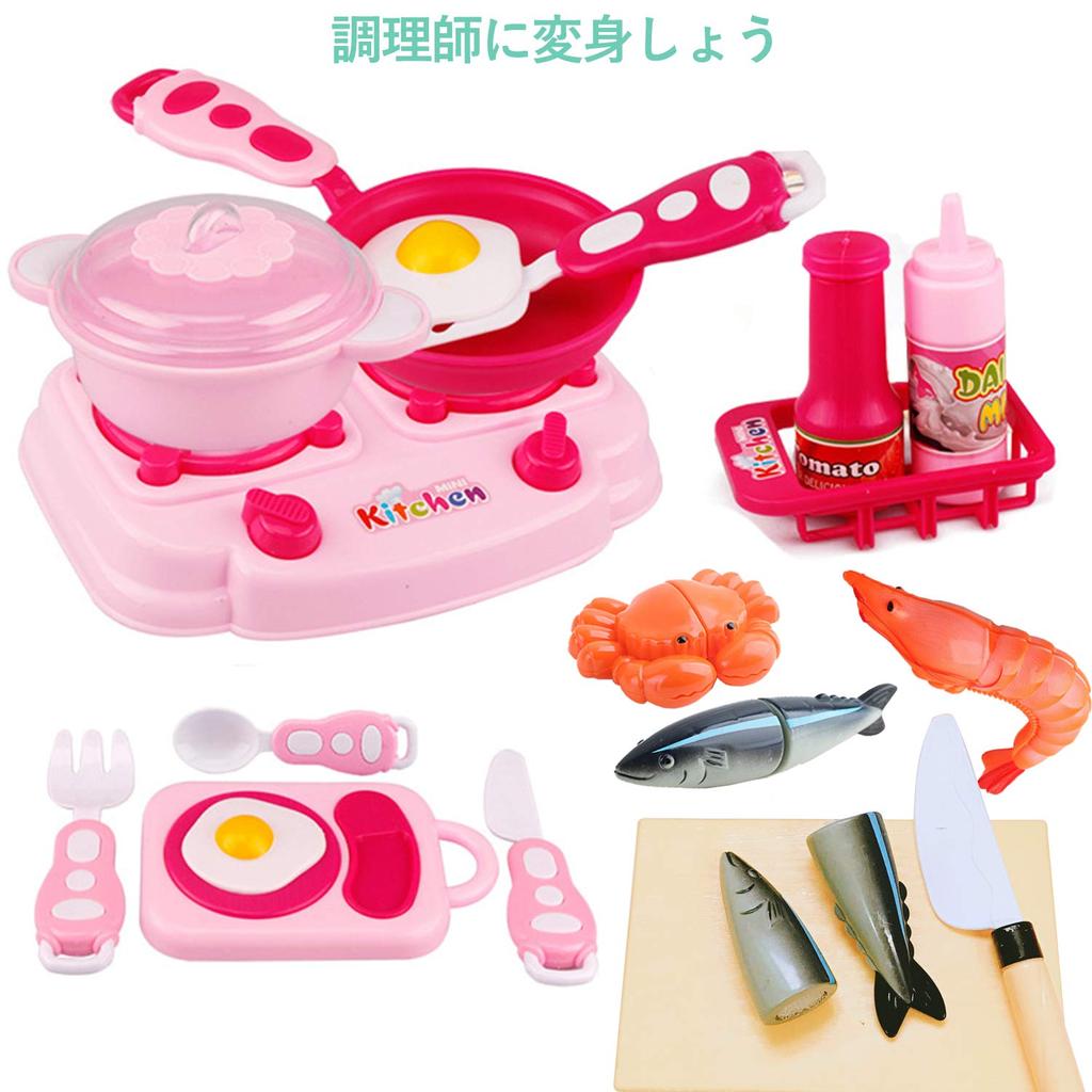 Jecimco Play House Kitchen Set Развивающие игрушки DIY Суши Морепродукты Овощи Фрукты Гамбургер Плита Игровая Кухонная Утварь Игровая Кухня Игрушки Подарок