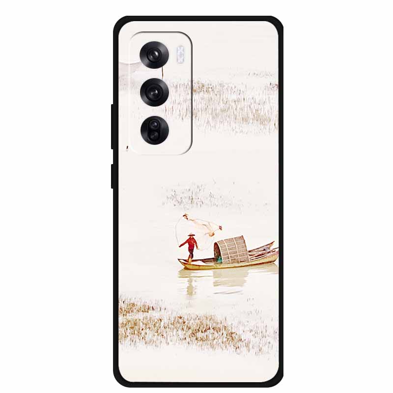 Чехол для OPPO Reno 12 / Reno12 Pro Глобальная версия Модный Принт Мягкий Силиконовый Задний Чехол Для Reno12 Pro Чехол с Кошкой Reno12 5G