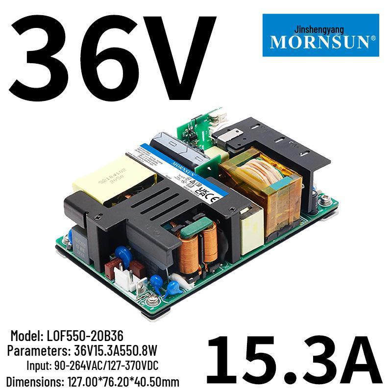 Jin Shengyang 120W-750W Medical-Certified Compact Bare Board Power Supply, 12V/24V/36V