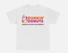 Dunkin’ Donuts T-shirt Vintage Boston Coffee Gift Retro Unisex Heavy Cotton Tee