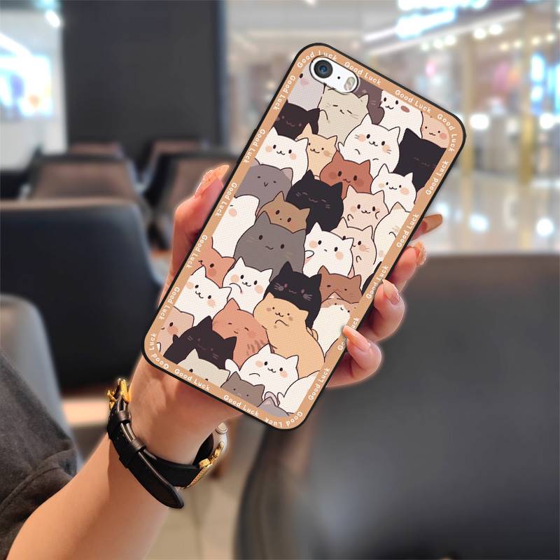 Мультяшный чехол-обертка для телефона для iphone 5/5S/SE/ip5/ip5S/ipSE ТПУ Прочный Водонепроницаемый Милый Чехол для задней панели Модный дизайн
