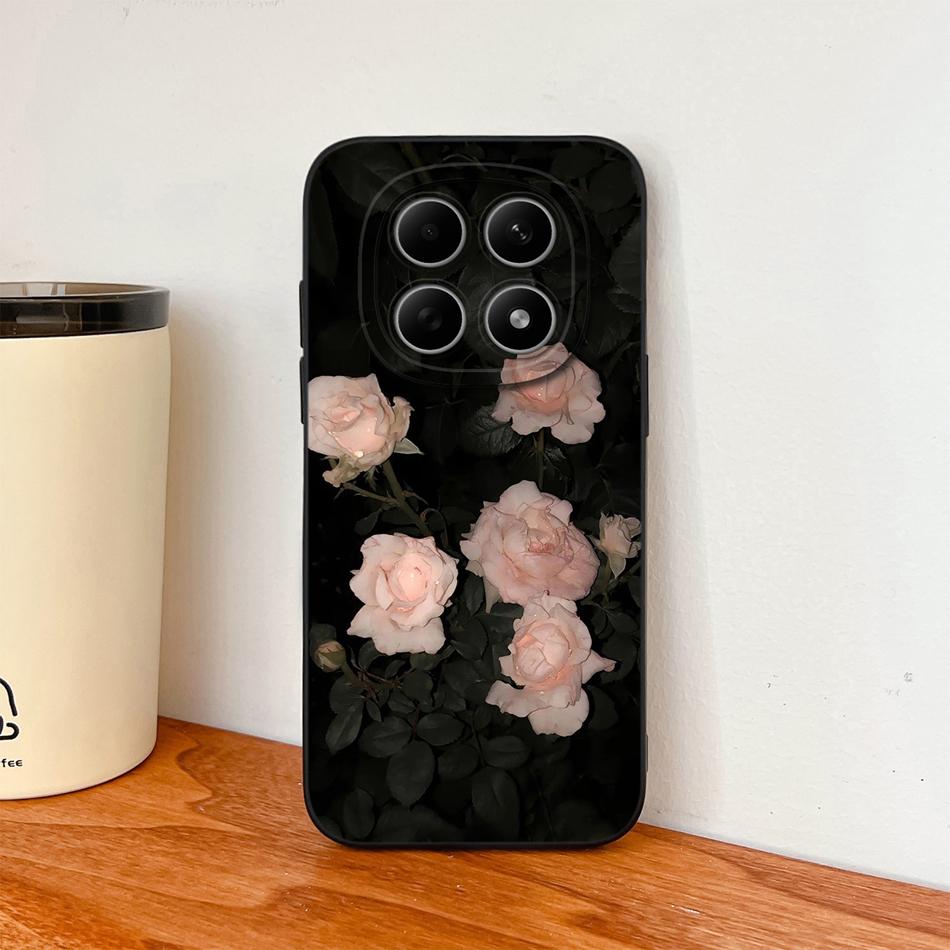 Чехол для Poco M8 Pro Милый дизайн Ударопрочный Защита для телефона Мягкий Жидкий Силикон Высокое качество Задняя крышка Для Poco M 8 M8Pro Capa
