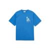 New MLB Los Angeles Dodgers Drop Shoulder Sleeve T-Shirt Unisex Blue 3ATSB0333-07BLS