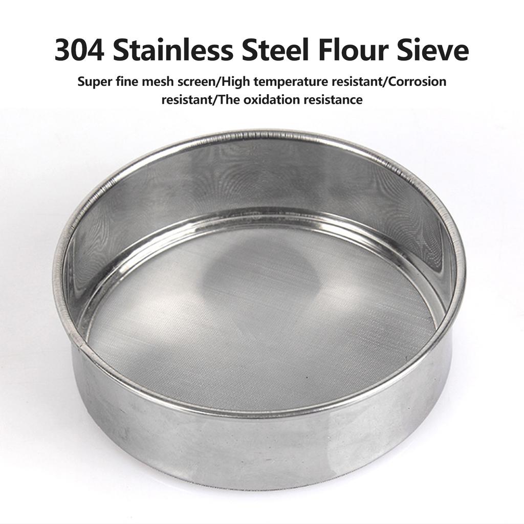 Семейная форма для выпечки «сделай сам»/форма для торта, ультратонкий просеиватель для муки из нержавеющей стали, 15 см-40 сеток