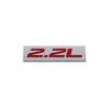 Premium 2.2L 2.2 L for Universal car Engine Hood Fender trunk Tail Rear Bonnet Nameplate Decal Emblem Badge Sticker