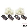 EWR5465 Window Regulator Repair Brackets Fixer Clips Front Left or Right Door for BMW X5 E53 2000-2006 51338254911 51338254781