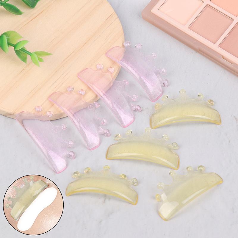 2 пары силиконовых бигуди для завивки ресниц в форме короны без клея, подушечки для ламинирования и лифтинга ресниц, 3D-аксессуары для наращивания и завивки ресниц