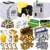 MOC ATM Machines Precious Gold Egg Ore Diamond Building Blocks Precious Safe Deposit Box Wooden Barrel Bank Card Bricks Toys