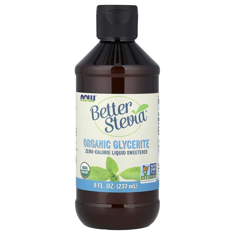 Better Stevia®, Zero-Calorie Liquid Sweetener, Organic Glycerite, 8 fl oz (237 ml)