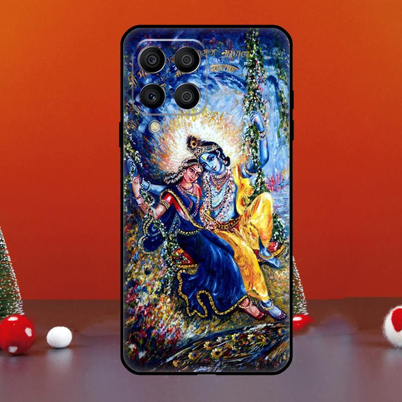 Lord Krishna Radha For Samsung Galaxy M33 M13 M35 M53 M11 M21 M31 M55 M15 M14 M34 M54 M12 M32 M52 M06 M16 Case