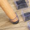 New Floor Protectors Round Bottom Furniture Feet Chair Leg Caps Silicone Pads Non-Slip Covers