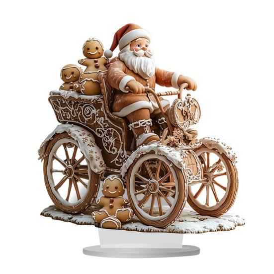 Зимний снежный домик акриловое украшение 2D плоский рождественский вертеп настольная вывеска рождественский домашний офис гостиная спальня книжная полка настольный орнамент