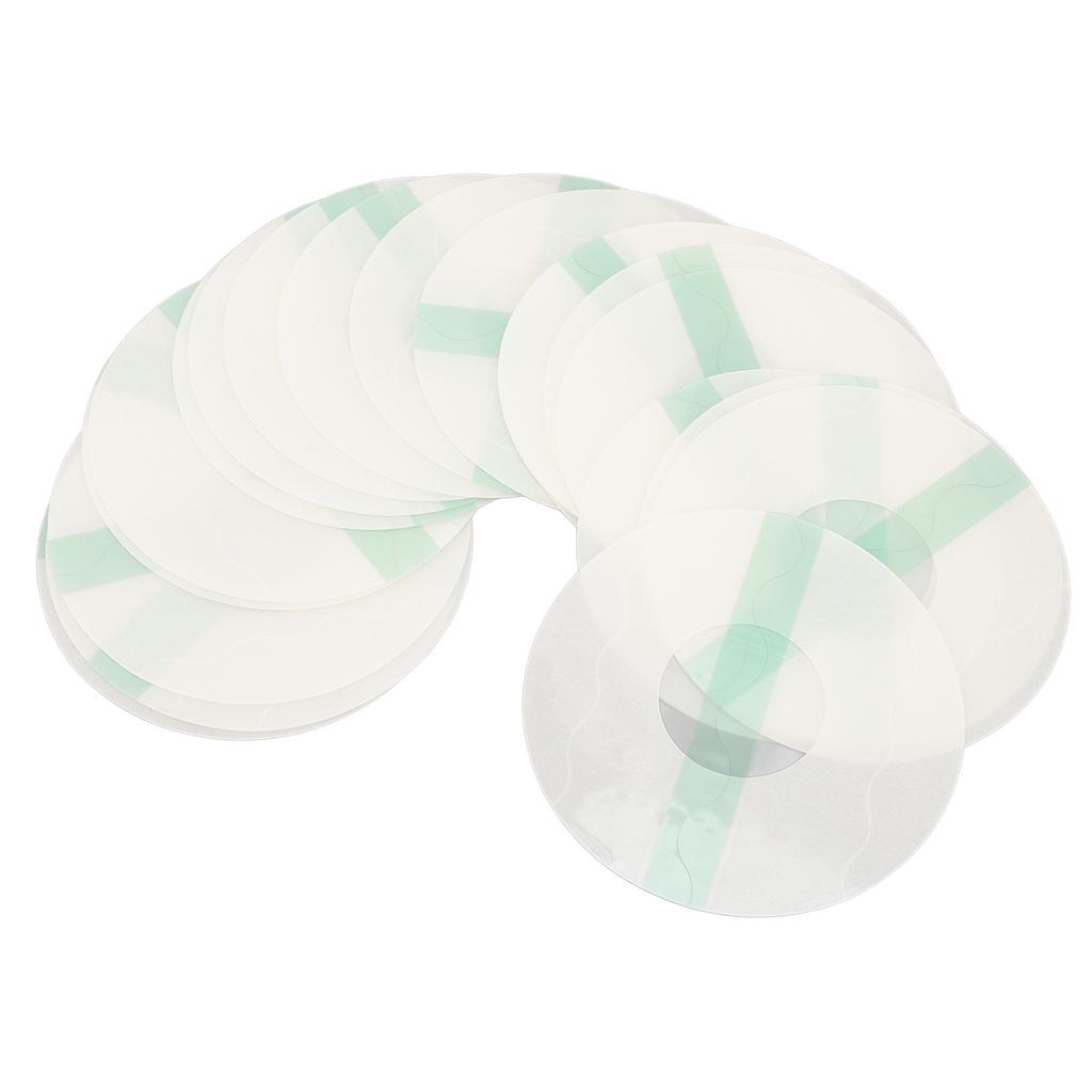 20 шт. прозрачные чехлы для датчиков, водонепроницаемые, нескользящие, удобные, портативные, круглые, зеленые