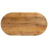 VidaXL Table Top, Replacement Table Top, Spare Dining Room Table Top, 100x50x3.8 Cm Oval Solid Wood 370156