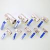 Large Flow 2-Piece Brass Ball Valve with Male/Female Threads for Water Pipes, Available in 1", 1.2", 1.5", and 2" Sizes
