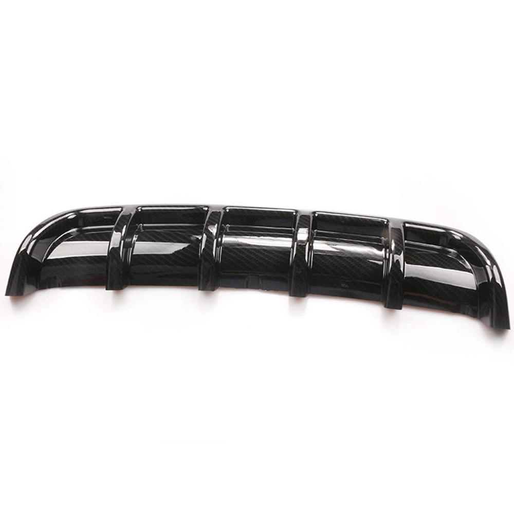 Universal Carbon Fiber Bumper Lip Rear Bounding Automotive Spoiler Shark Fin Rear Bumper Guide Plate Six Tooth Spoiler Bumpers