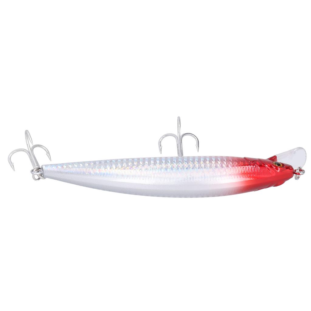 Sea Fishing Sinking Lure 60g Stainless Steel Plastic Artificial Simulation Eye Bait Accessory Red