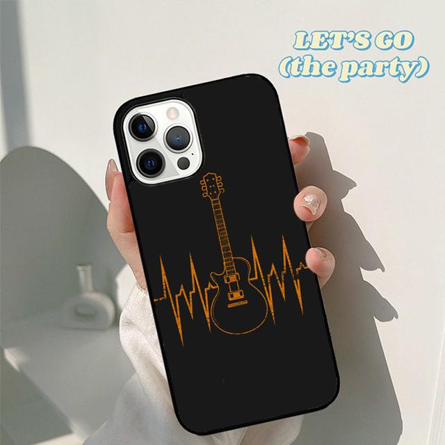 Осенний чехол-обложка для телефона с гитарной музыкой для iPhone 17 Air 16 16e 15 12 11 13 14 Pro Max Apple Plus Coque