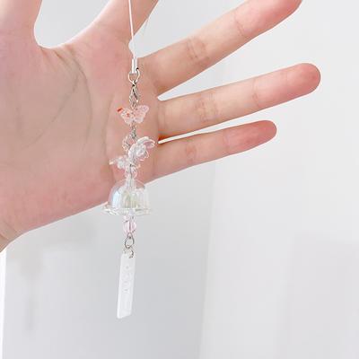 Y2K Медуза телефонная цепочка фея милый бисерный мобильный телефон шнурок брелок для девочек эстетический телефонный брелок для женщин девочек